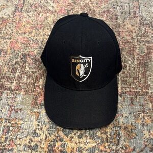 NHL Vegas Golden Knights Sin City Black Baseball Hat